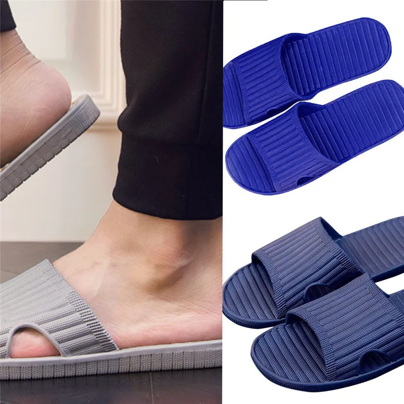 Мужская обувь Вьетнамки Сезон лето Englon Простые Нескользящие Тапочки Мужские