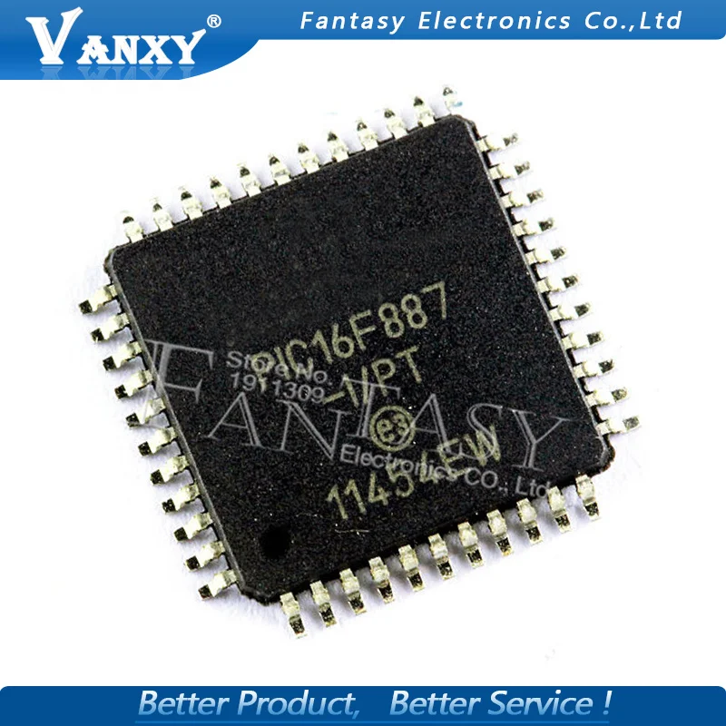 2 шт. новый и оригинальный IC QFP QFP44 PIC16F887 SMD|smd ic|ic smd |