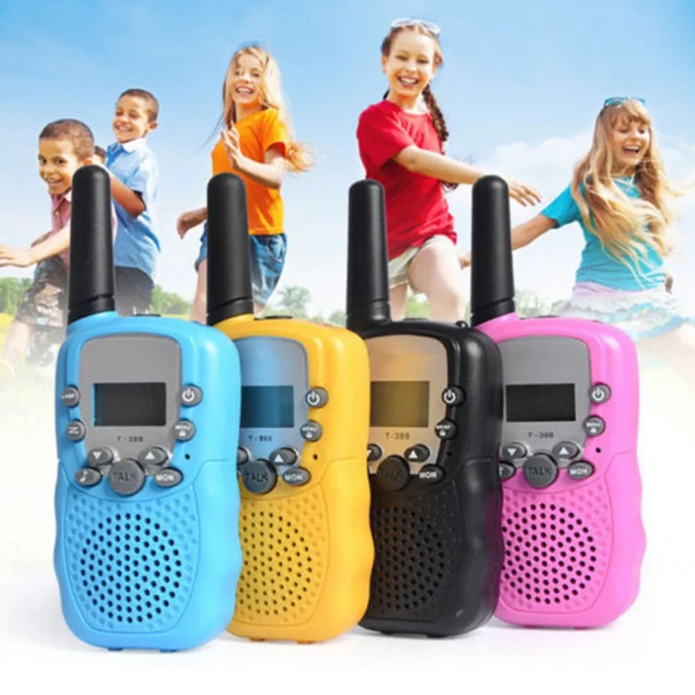 2PCS/Pack T-338 Mini Outdoor Kids Interphones Portable Adventure Radio Transceiver Hand-held Child Walkie-Talkies | Мобильные