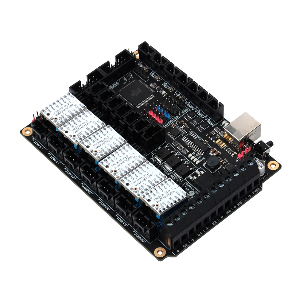 FYSETC F6 V1.3 плата все-в-одном решение электроники с 6 шт. специальный TMC2130 V1.2(мнение) для SPI Летающий провод VS SKR V1.3