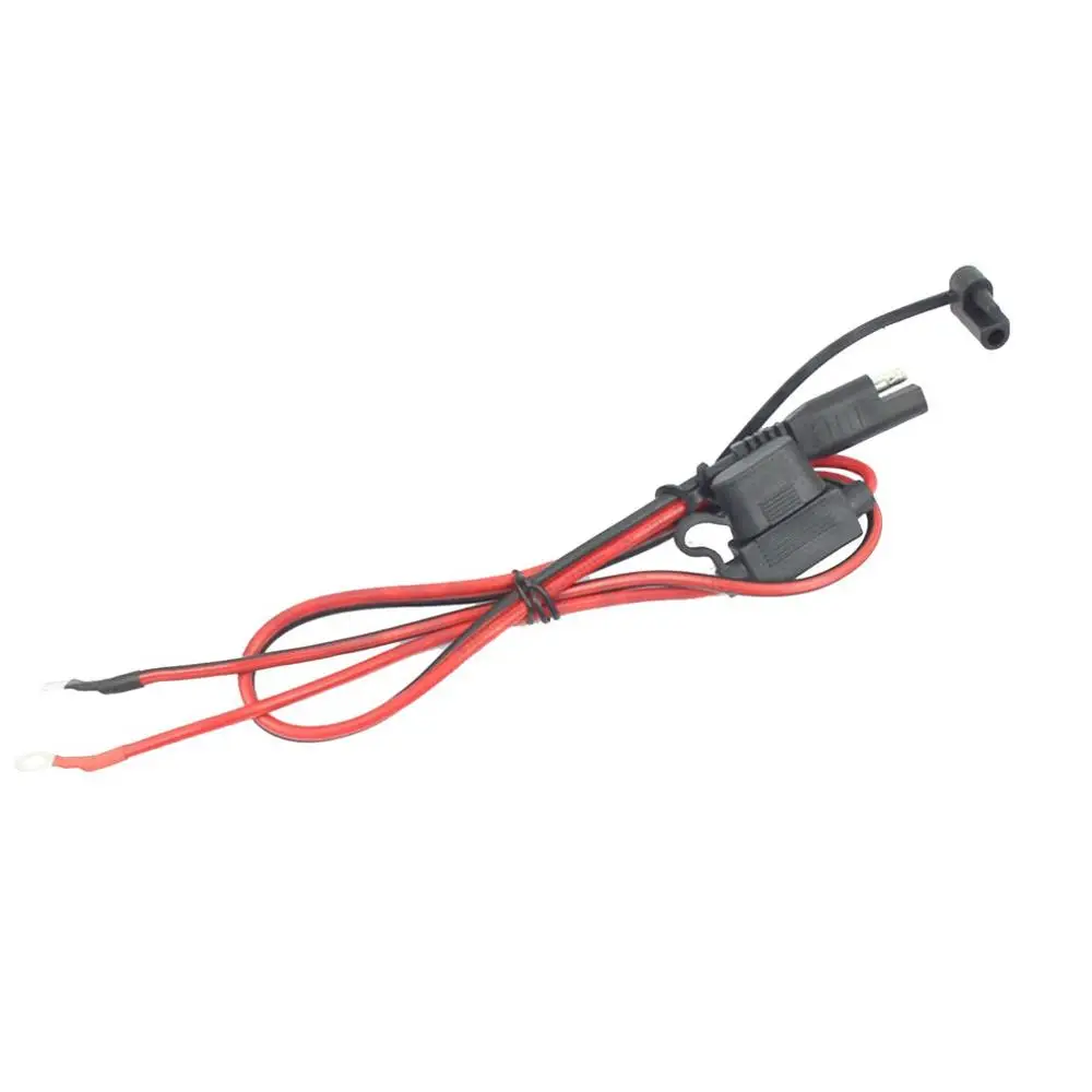 Foxsur 12V Charger Cable for Motorcycle Battery Terminal To SAE Quick Disconnect Output Connector | Обустройство дома