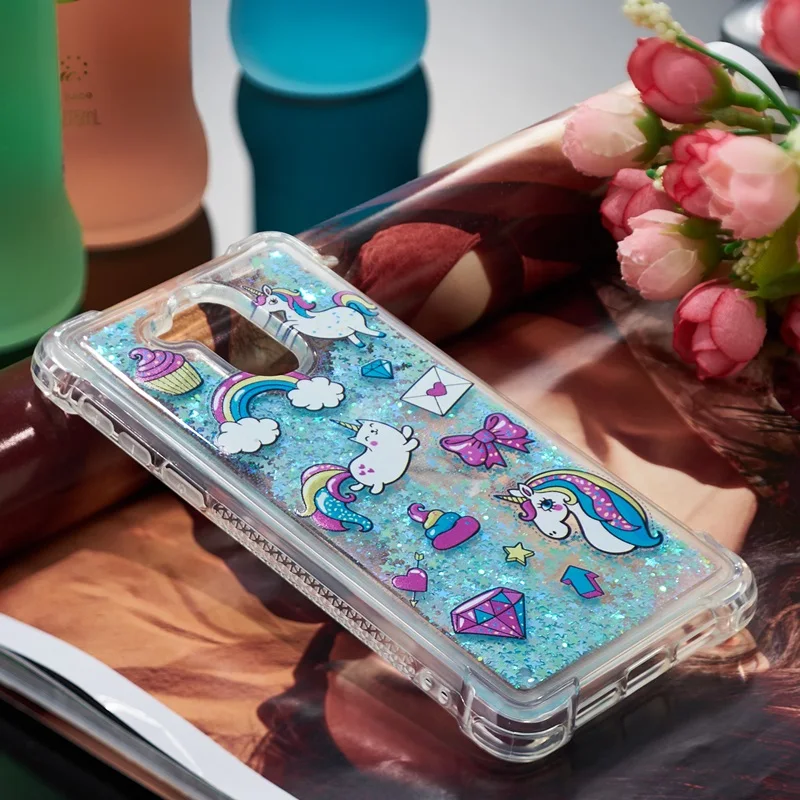 Huawei P9 Lite Smart Case Nova huawei Honor 6C крышка мягкая TPU силиконовая блеск Жидкая Назад Shell