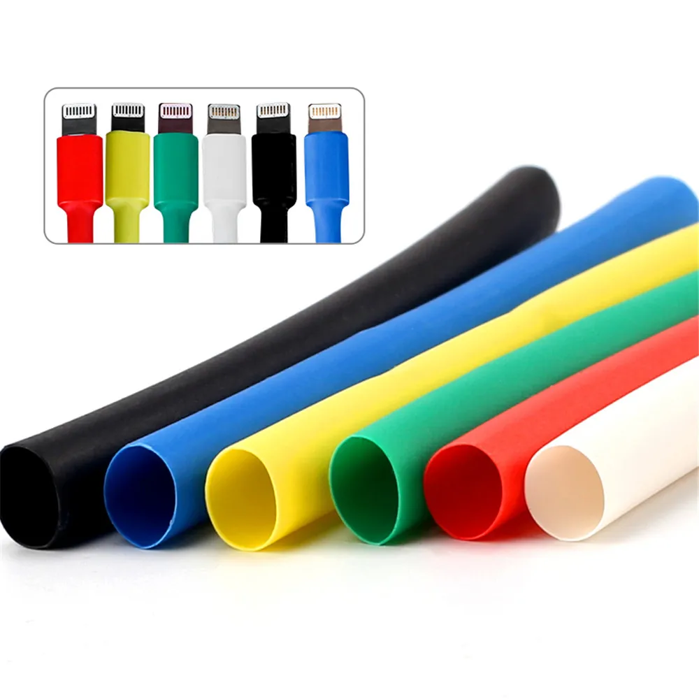 12 шт. одноцветная защита кабеля usb кабель провод органайзер для наушников