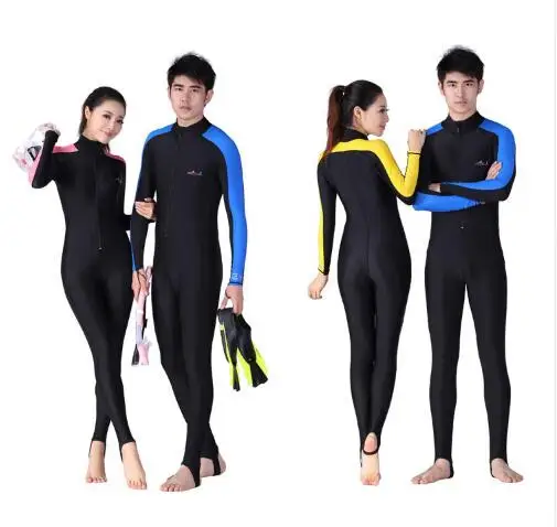 Scuba Dive Skins for Men or Women Snorkeling Equipment Water Sports Wet Jump Suits Jumpsuit Swimwear Wetsuit Rash Guards | Спорт и