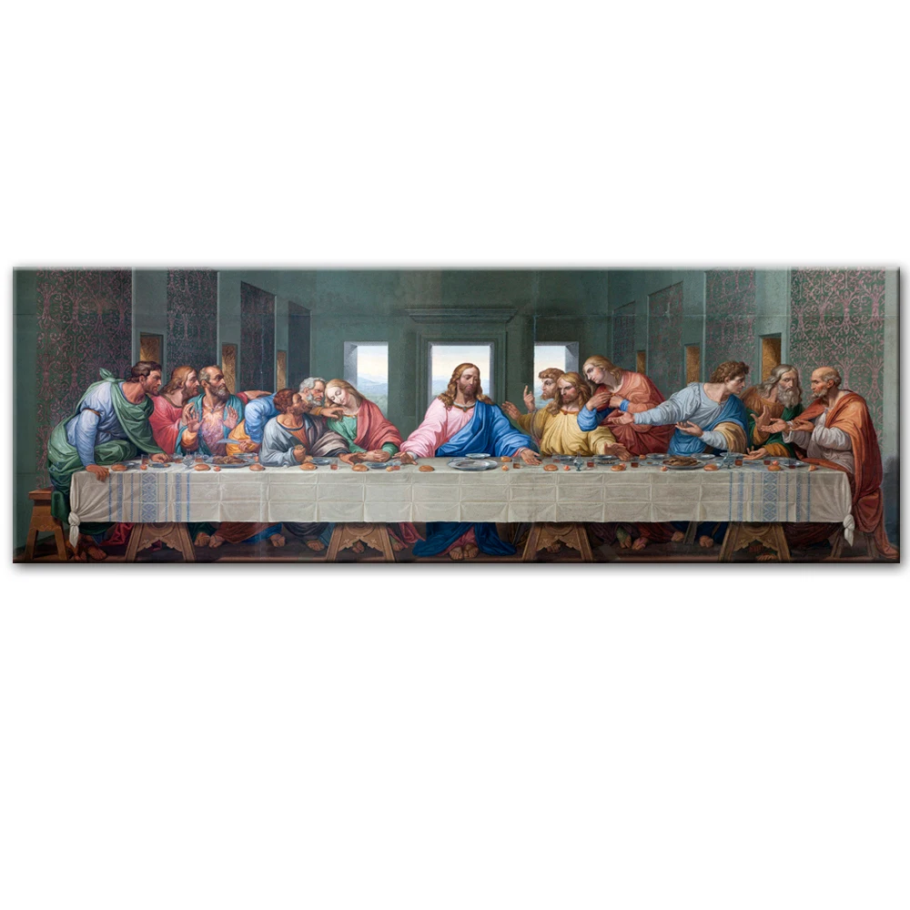 Картины на холсте Last Supper репродукции классические настенные картины от да Винчи