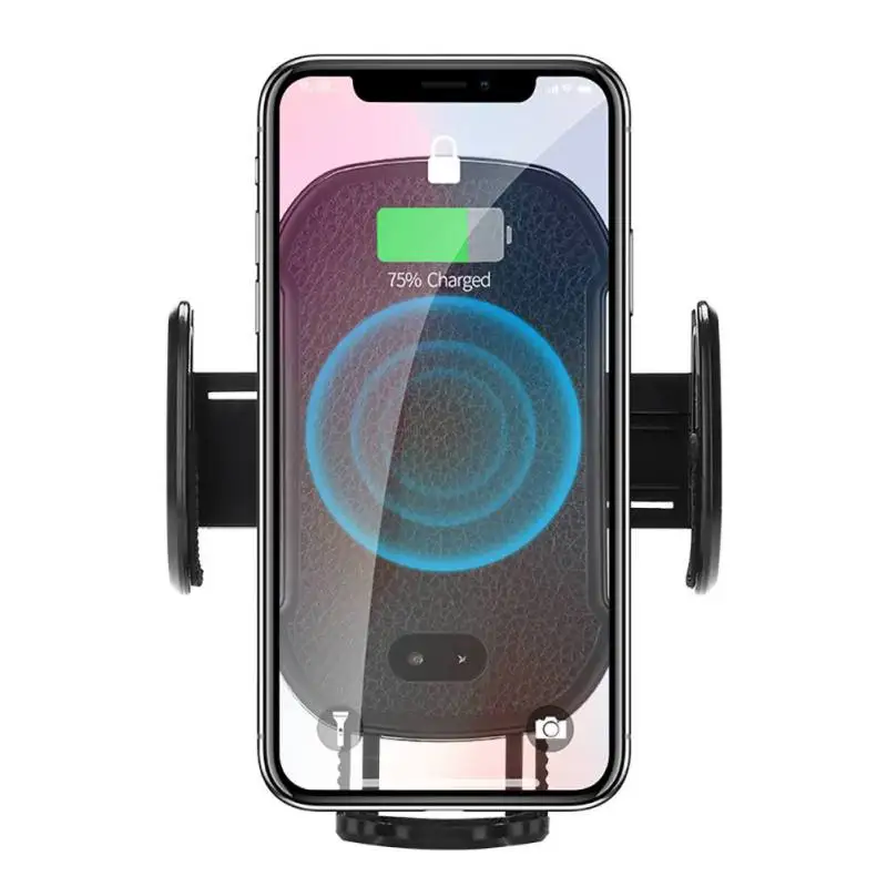 Wireless Car Charger Charging Bracket Infrared Sensor Touch Sensing Automatic Telescopic Fast for iPhone X 8 Samsung | Электроника