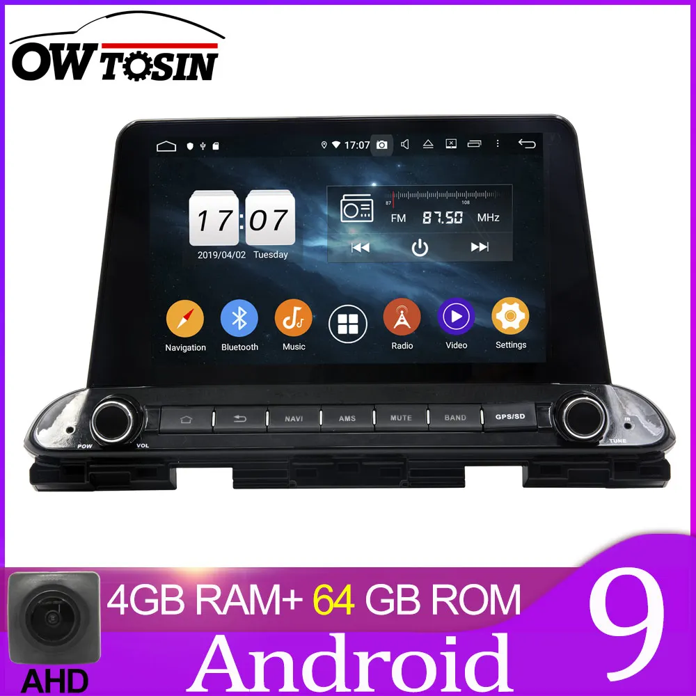 64GB unit only Owtosin автомобильный Радио Мультимедиа Видео плеер навигация gps Android 9,0 для Kia CERATO/FORTE автомобиль 4 Гб ram - Цвет: 64GB unit only