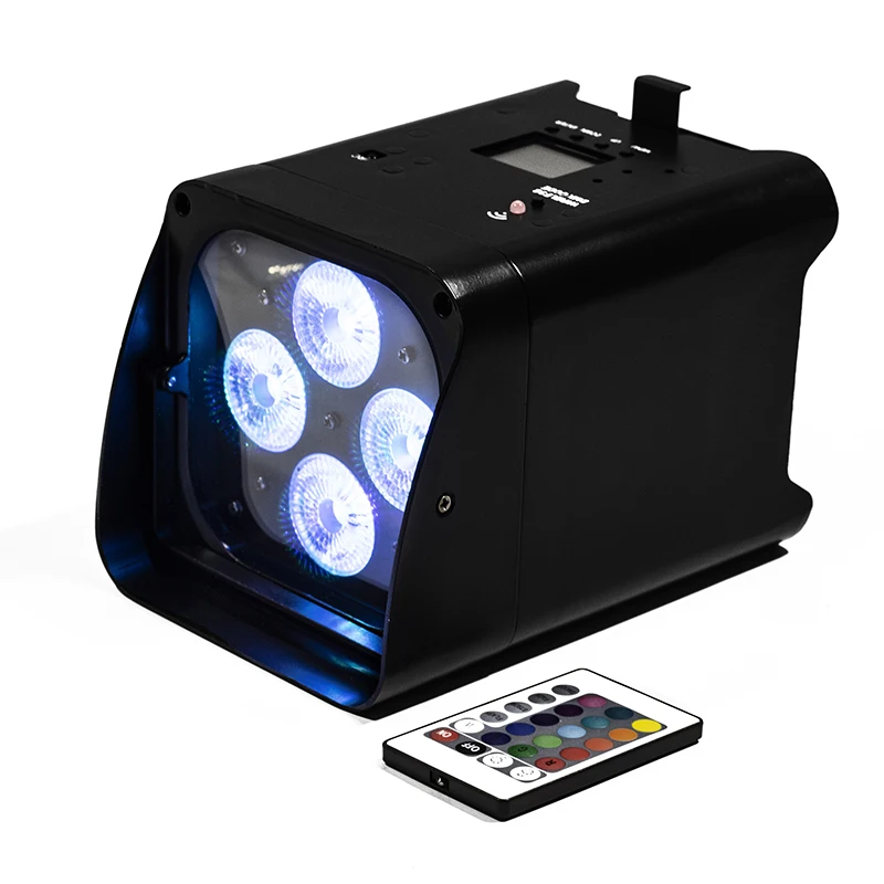 Новинка LED Par 4x18 Вт 6 в 1 RGBAW + УФ батарея освещение беспроводной пульт