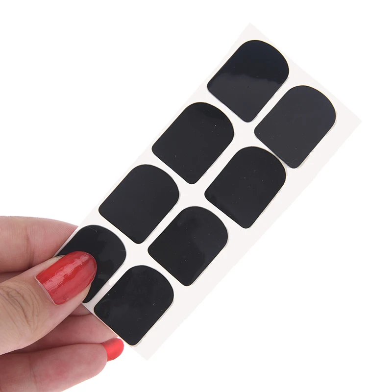 

8pcs 0.8mm black rubber saxophone sax clarinet mouthpiece patches cushions pads