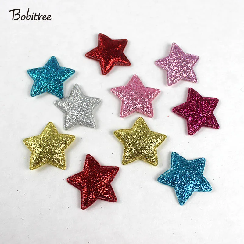 10 шт./лот Симпатичные нашивки с мигающими звездами для одежды и сумок
