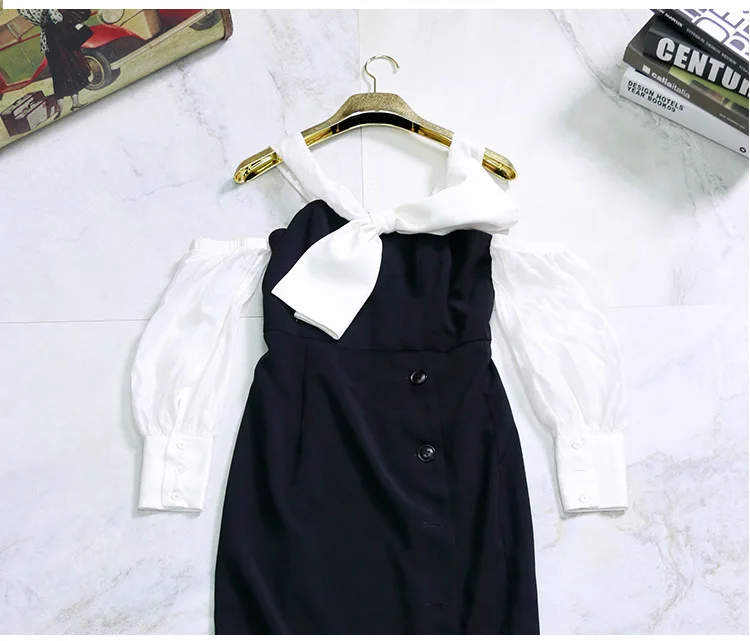 2019 женское черное длинное платье сексуальное с вырезом открытыми плечами