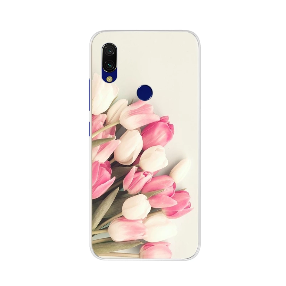 Чехол с принтом для Redmi 7 Новый чехол Xiaomi Note мягкий силиконовый телефона Redmi7 Pro