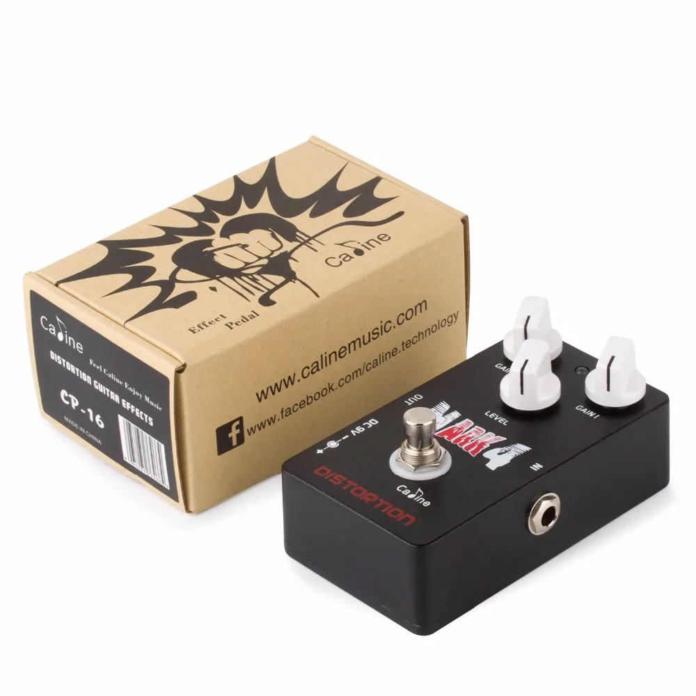 Caline CP-16 Mr Mark Distortion гитарный эффект педали Caline CP16 с истинными БАЙПАСНЫЕ педали гитарные аксессуары гитарные педали