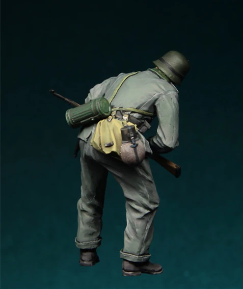 1/35 модельная фигурка из смолы набор немецкая пехота в действии-064 несобранный