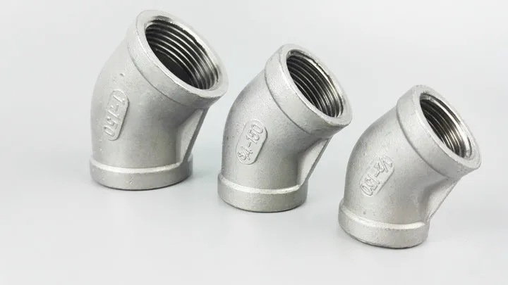 L Тип 304 нержавеющая сталь 45 градусов угловая труба фитинг локоть соединитель 1/4
