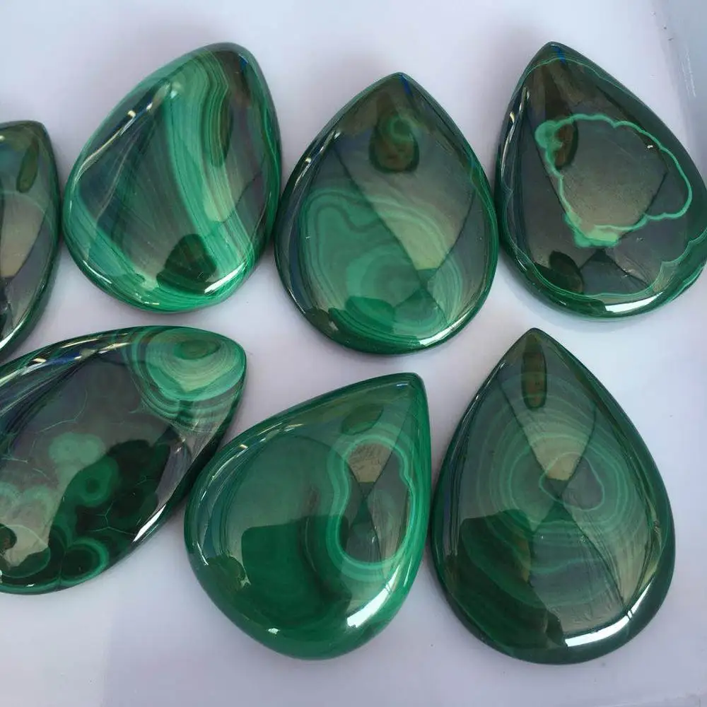 Красивый зеленый Малахит подвесной рейки для глаз исцеляющий натуральный камень