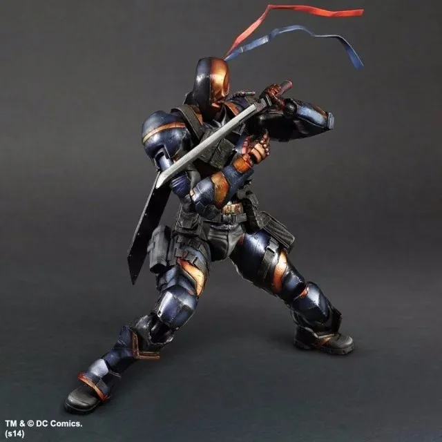 Игра искусство 27 см DC персонаж Deathstroke фигурку модель игрушки|Игровые фигурки и