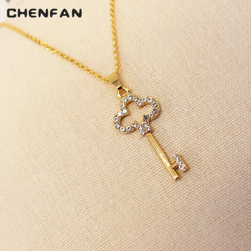 CHENFAN, модное женское ожерелье, модное ожерелье, Женские Ювелирные изделия, опт, золотой камень, массивное ожерелье, подвески, ювелирная цепочка