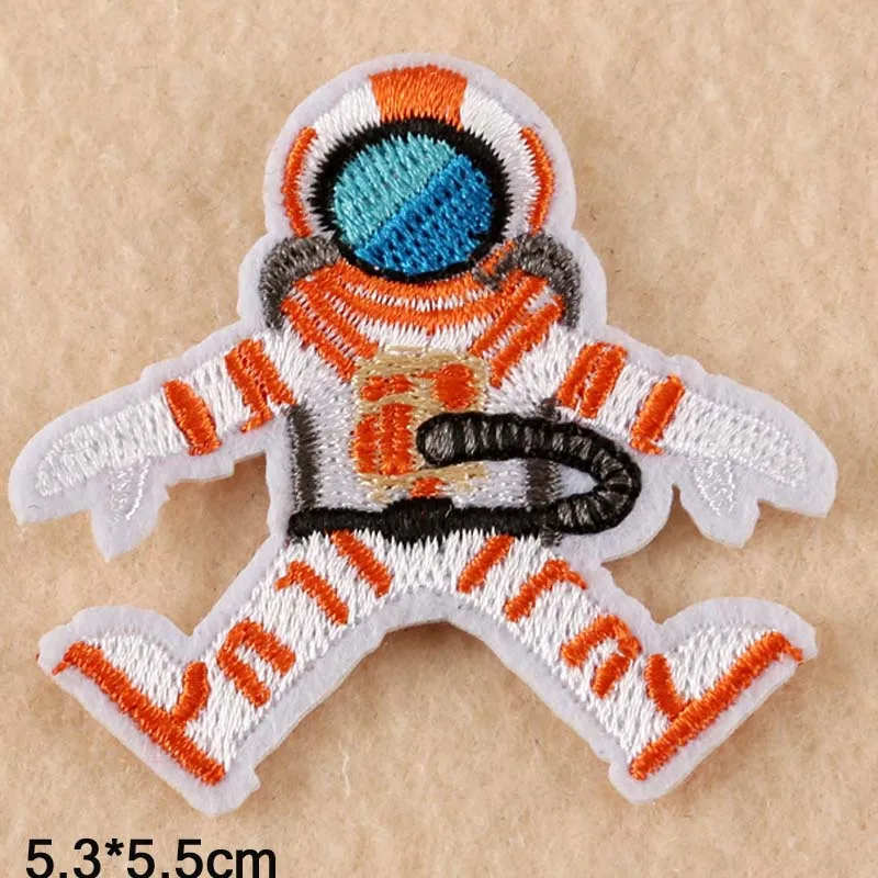astronaut Ракета змея финкер Аниме Драконий жемчуг Гоку нашивки железные на вышитые одежды нашивки для одежды наклейки одежды - Цвет: astronaut