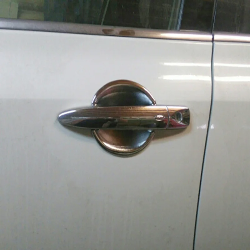 Для Nissan Teana J32 2009-2013 chrome дверные ручки чаши охватывает украшение кольцо отделка авто аксессуары