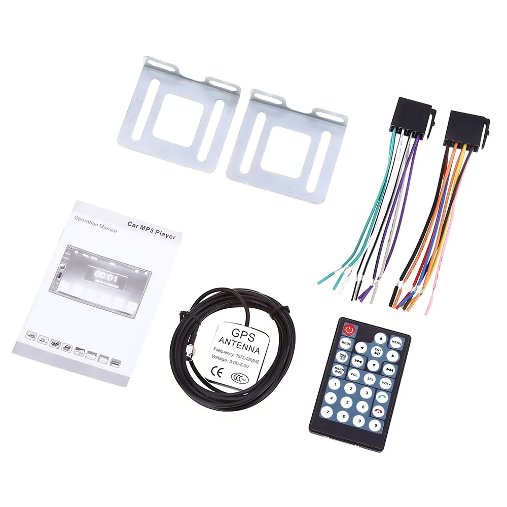 Для очистки 7021G 7 '✭in автомобильный мультимедийный плеер 1080 P MP5 Bluetooth USB gps FM