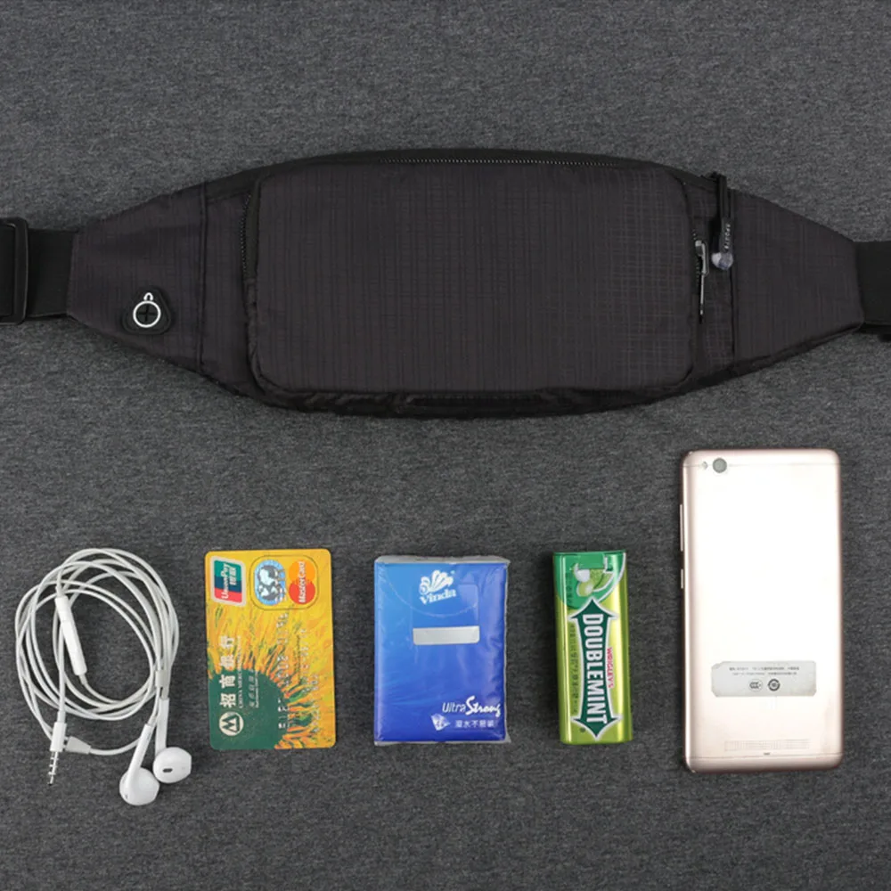 Спортивная сумка для телефона KISSCASE тканевая на молнии фитнеса бега руку