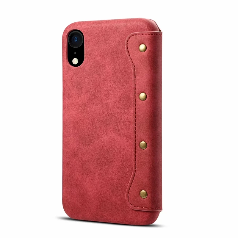 Роскошный кожаный чехол для iPhone x 8 7 6 Plus ретро с откидными отделениями карт