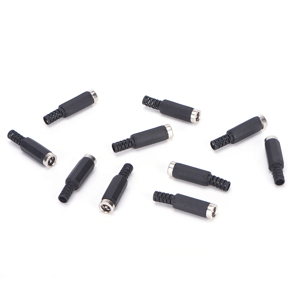 

New 10pcs 5.5x2.1mm DC Female Jack Plug Adapter Connector DIY