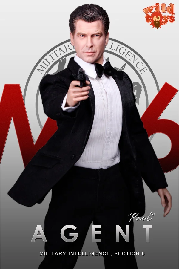 1/6 весы фигурка Коллекционная кукла 007 агента Джеймса Бонда Броснан 12 "фигурка