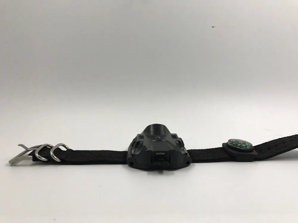 HY wrist light watch flashlight compass waterproof black built-in battery tactical | Лампы и освещение