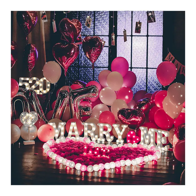 Предложенный реквизит с буквенным фонарем I LOVE YOU дистанционное управление