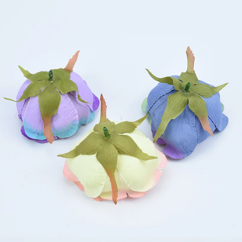 9 см Шелковый Пион рождественские украшения для дома Свадебные аксессуары