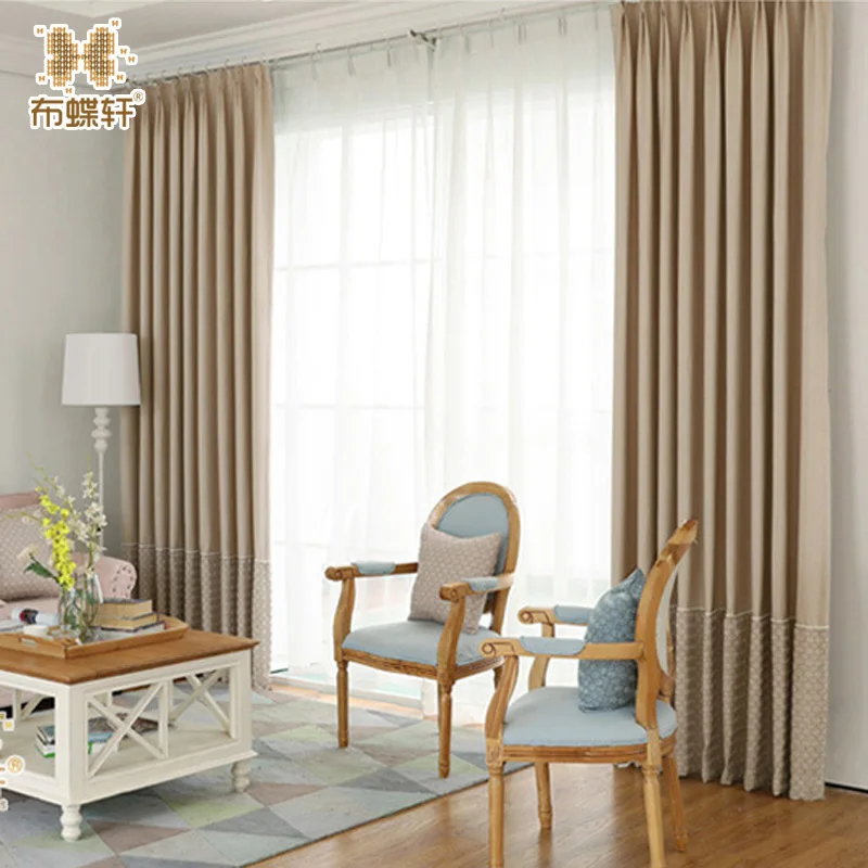 Новое поступление кофейная зернистая занавеска для гостиной s жалюзи штора