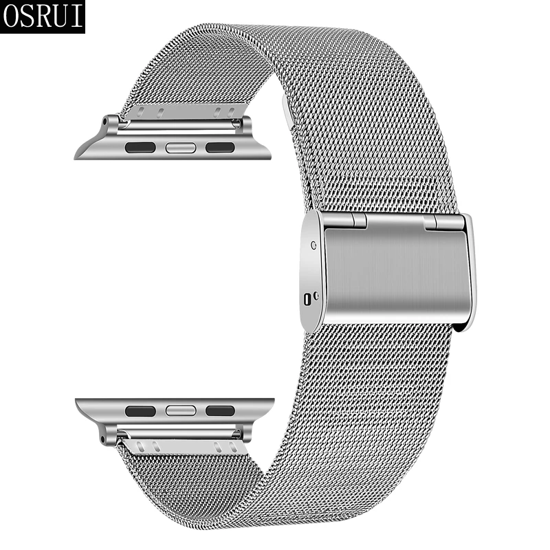 Ремешок для apple watch band 42 мм 38 correa iwatch 3 2 44 40 Миланская петля браслет pulseira 4