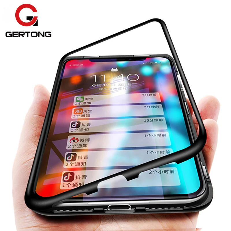 Магнитный абсорбирующий чехол для iPhone 12 11 XS Max XR 7 8X6S Plus полностью закрывающий флип