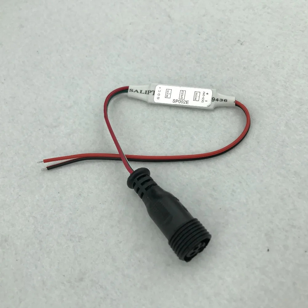 SP002E Светодиодный контроллер пикселей с 13 5 мм разъемом 3 ядра DC5 24V вход Поддержка