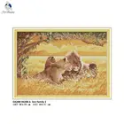 Картины A lion Famil, текстильный Набор для вышивки крестиком сделай сам, рукоделие, принт, для начинающих, наборы для вышивки, оптовая продажа, рукоделие, домашний декор