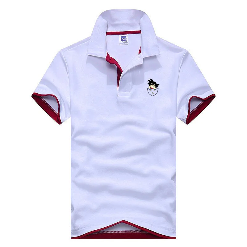 Мужская рубашка поло летняя хлопковая футболка с короткими рукавами для фитнеса