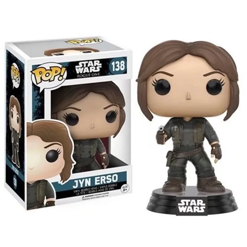 FUNKO POP Star Wars фигурка игрушки Дарт Вейдер Люк Скайуокер Leia для друга коллекция