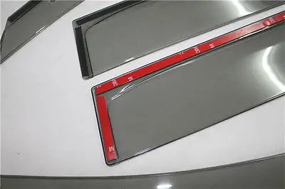 

Window Visor Vent Shades Sun Rain Guard For Toyota Land Cruiser LC200 2008-2014
