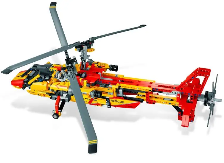 Decool 3357 Technic series the Helicopter 2-in-1 model Building Blocks Classic twin-rotor helicopter toys | Игрушки и хобби