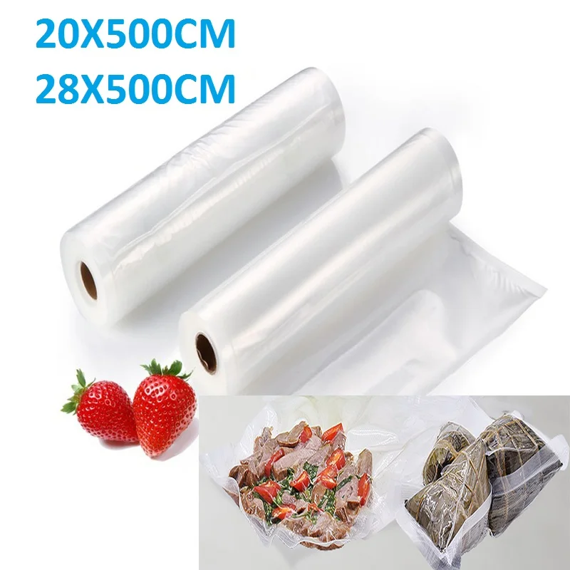 1 рулон пакеты для сохранения свежести продуктов в вакууме 20 см * 500 см/28