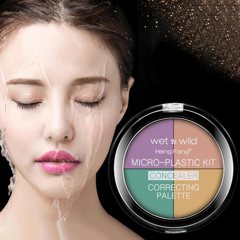 4 вида цветов корректор тональный крем для лица контурный макияж консилер