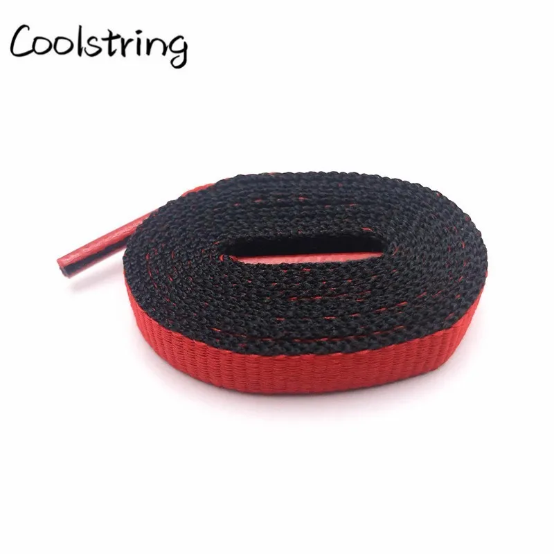 Coolstring спортивные плоские 8 мм комбинированные двухцветные Реверсивные шнурки двухцветные Полиэстеровые шнурки для спортивной обуви кроссовки