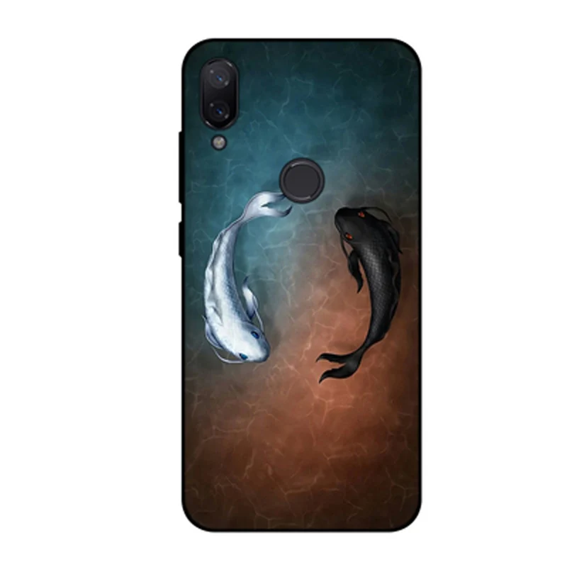 Чехол для xiaomi mi Play Силиконовый ТПУ чехол-накладка с рисунком из мультфильма M1901F9E