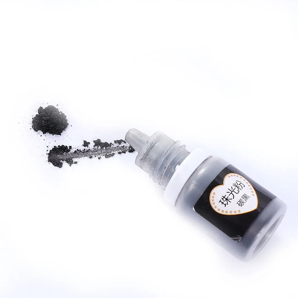 Black Ремесла пигмент порошок перламутровая слюда УФ Смола эпоксидный порошок DIY ремесла аксессуары WXV - Цвет: Black