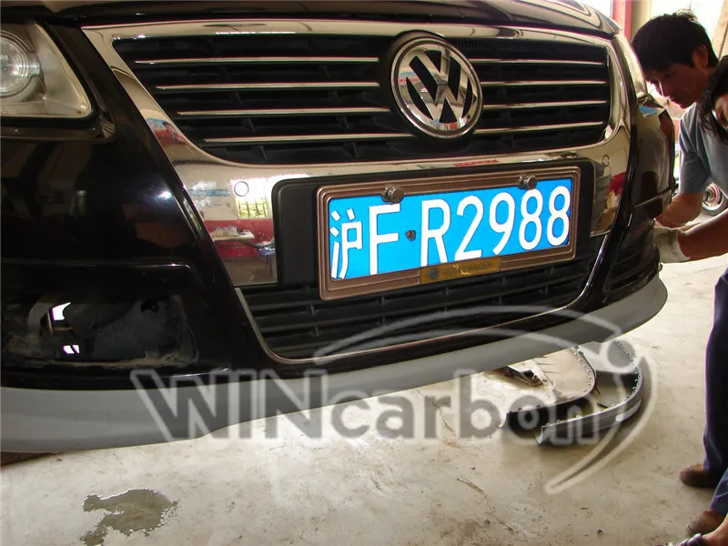 R-LINE Тип передний спойлер для губ подходит для V W PASSAT MK6 B6 2005-2010