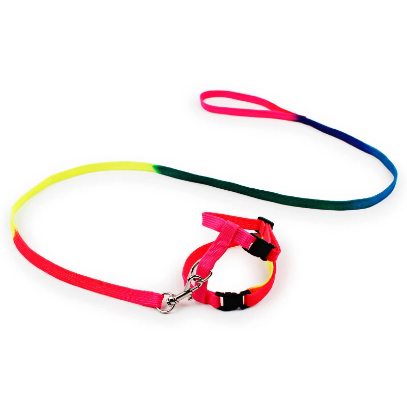 Домашнее животное кошка поводок для кролика собаки кошки Регулируемая