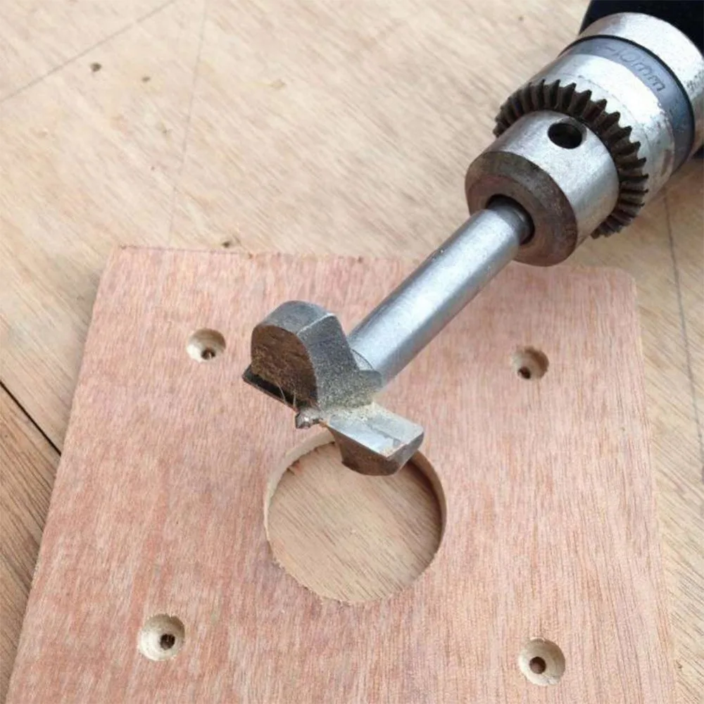 

1PC 15mm-48mm Round Shank Hinge Hole Saw Cutter Wood Center Forstner Drill Bits Set for Woodworking Power Tools accessories