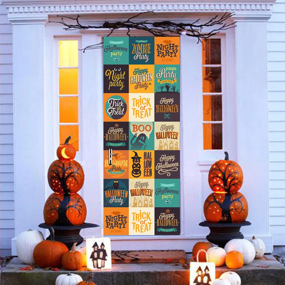 Креативная декоративная дверная наклейка Hlloween для искусственных 3D